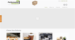Desktop Screenshot of performancepackaging.com.au